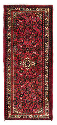 Tapis de couloir Tapis persan - Nomadic - 190 x 75 cm - rouge foncé