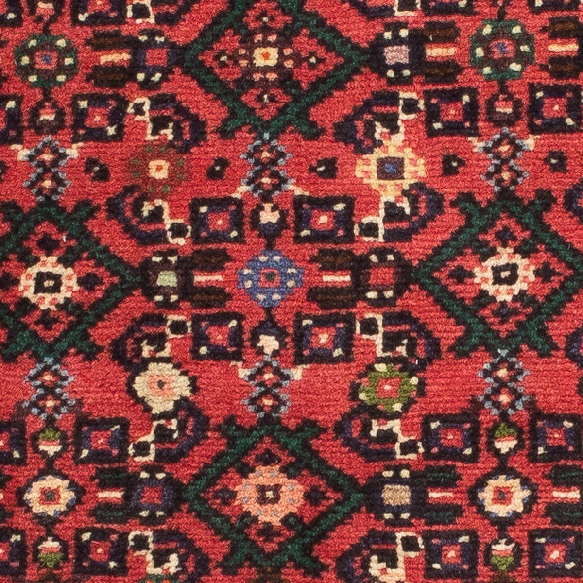 Tapis de couloir Tapis persan - Nomadic - 204 x 72 cm - rouge foncé