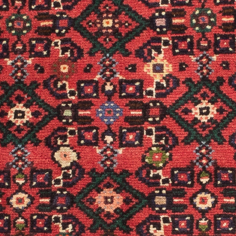 Tapis de couloir Tapis persan - Nomadic - 204 x 72 cm - rouge foncé