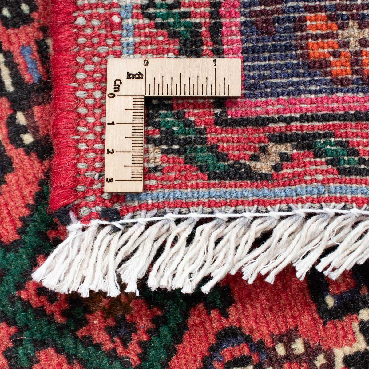 Tapis de couloir Tapis persan - Nomadic - 204 x 72 cm - rouge foncé