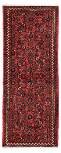Tapis de couloir Tapis persan - Nomadic - 195 x 74 cm - rouge foncé