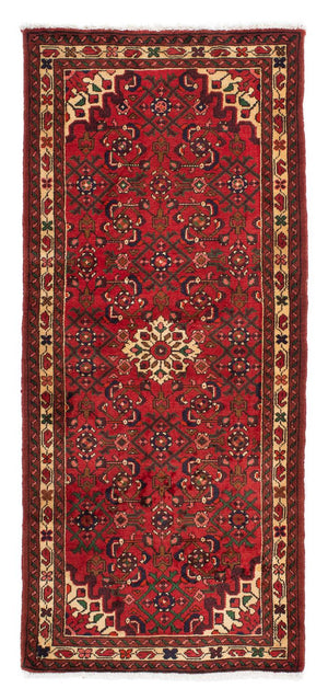 Tapis de couloir Tapis persan - Nomadic - 200 x 80 cm - rouge foncé
