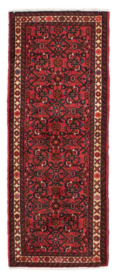 Tapis de couloir Tapis persan - Nomadic - 195 x 74 cm - rouge foncé