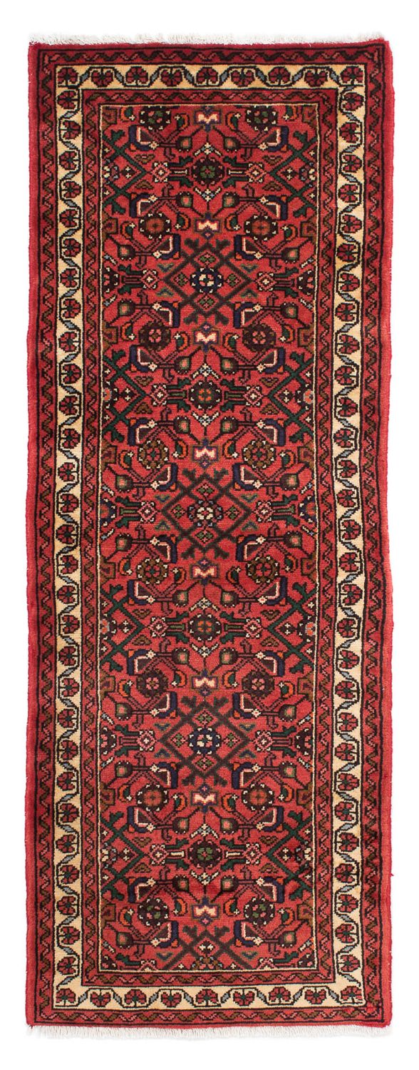 Tapis de couloir Tapis persan - Nomadic - 200 x 70 cm - rouge foncé