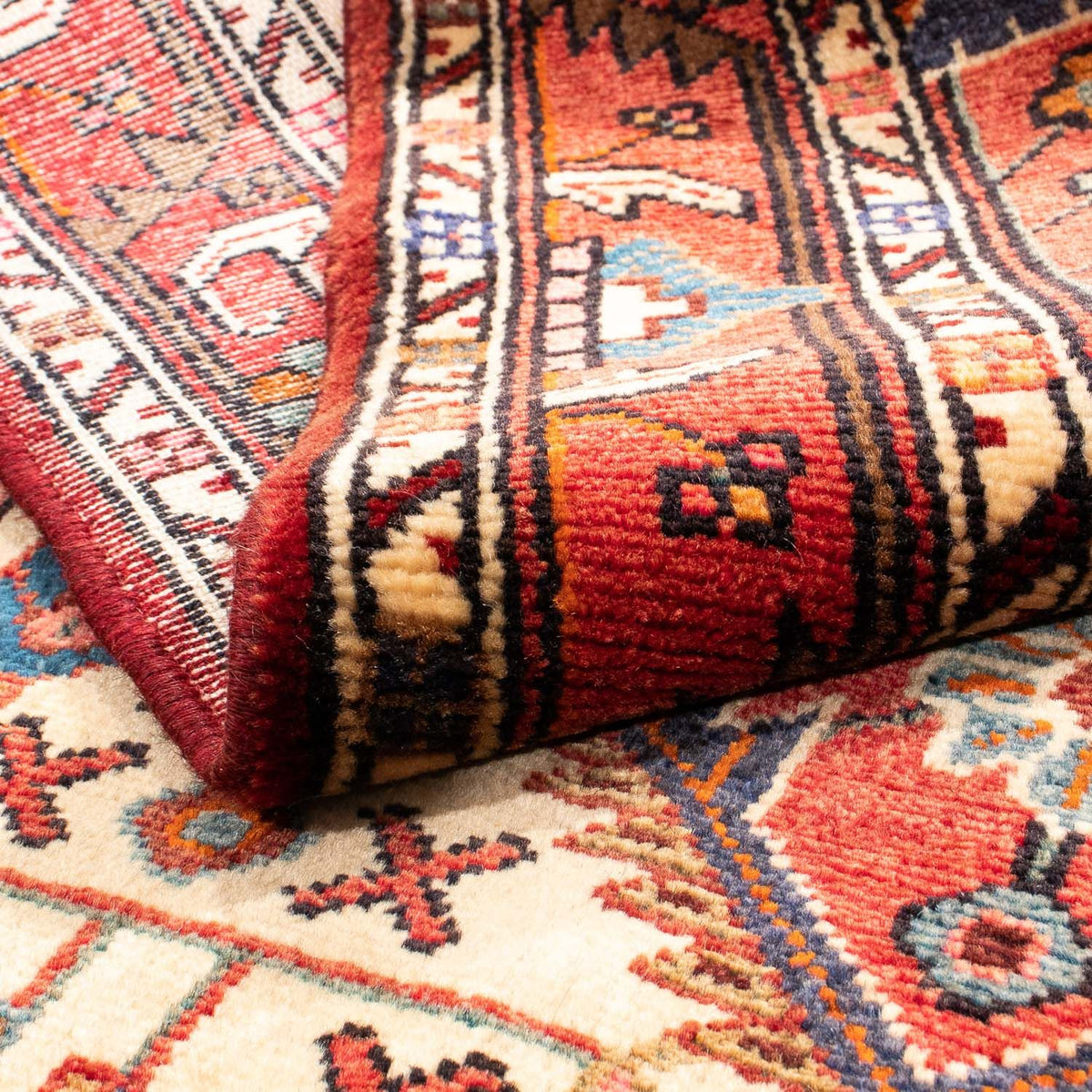 Tapis persan - Nomadic - 178 x 110 cm - rouge foncé