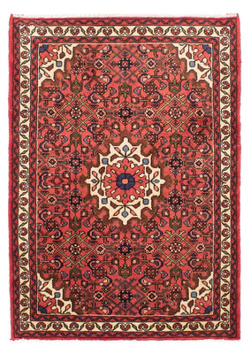 Tapis persan - Nomadic - 147 x 100 cm - rouge foncé
