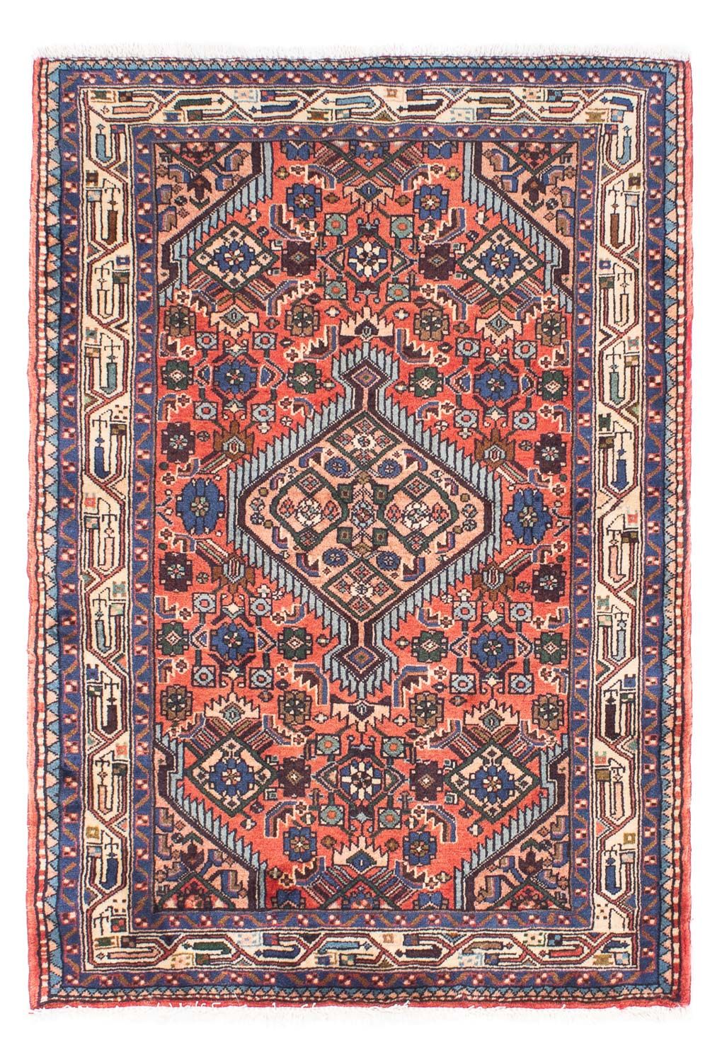 Tapis persan - Nomadic - 143 x 103 cm - rouge
