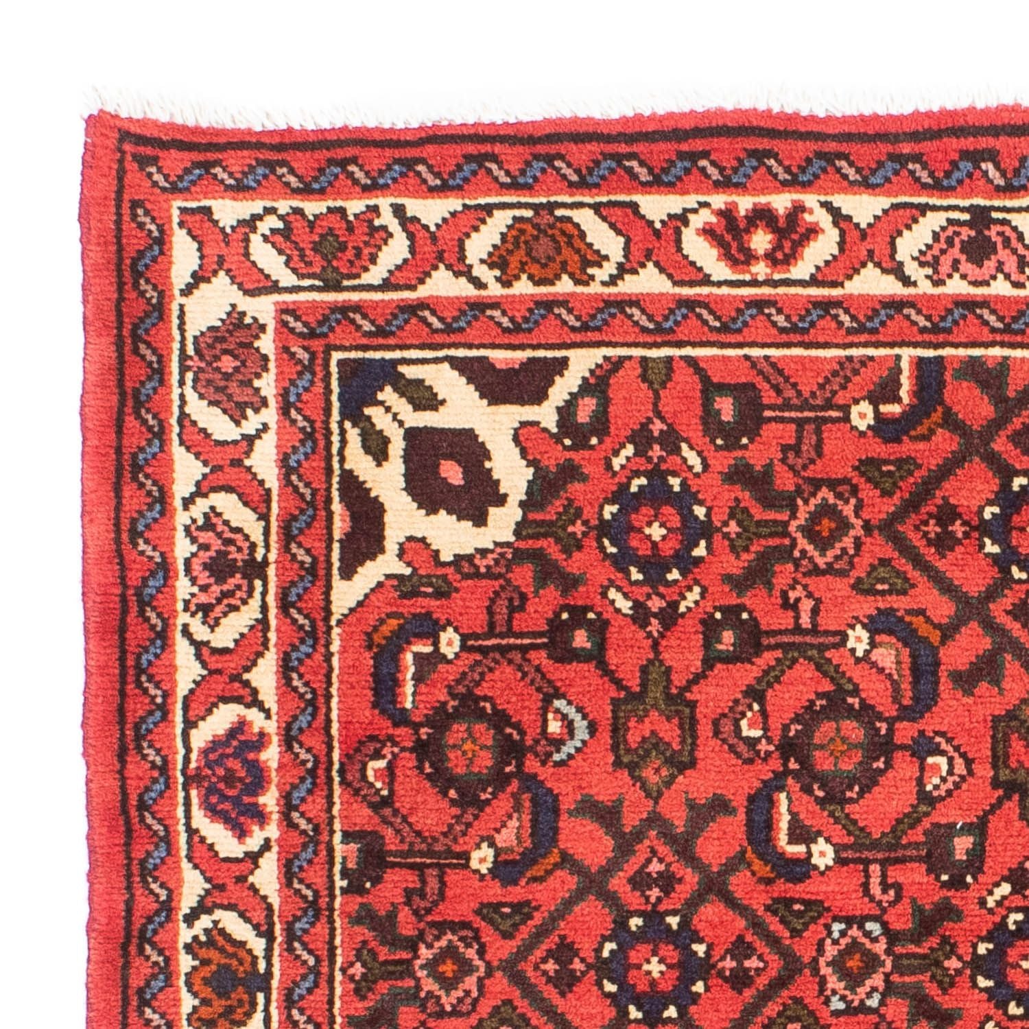 Tapis persan - Nomadic - 150 x 105 cm - rouge