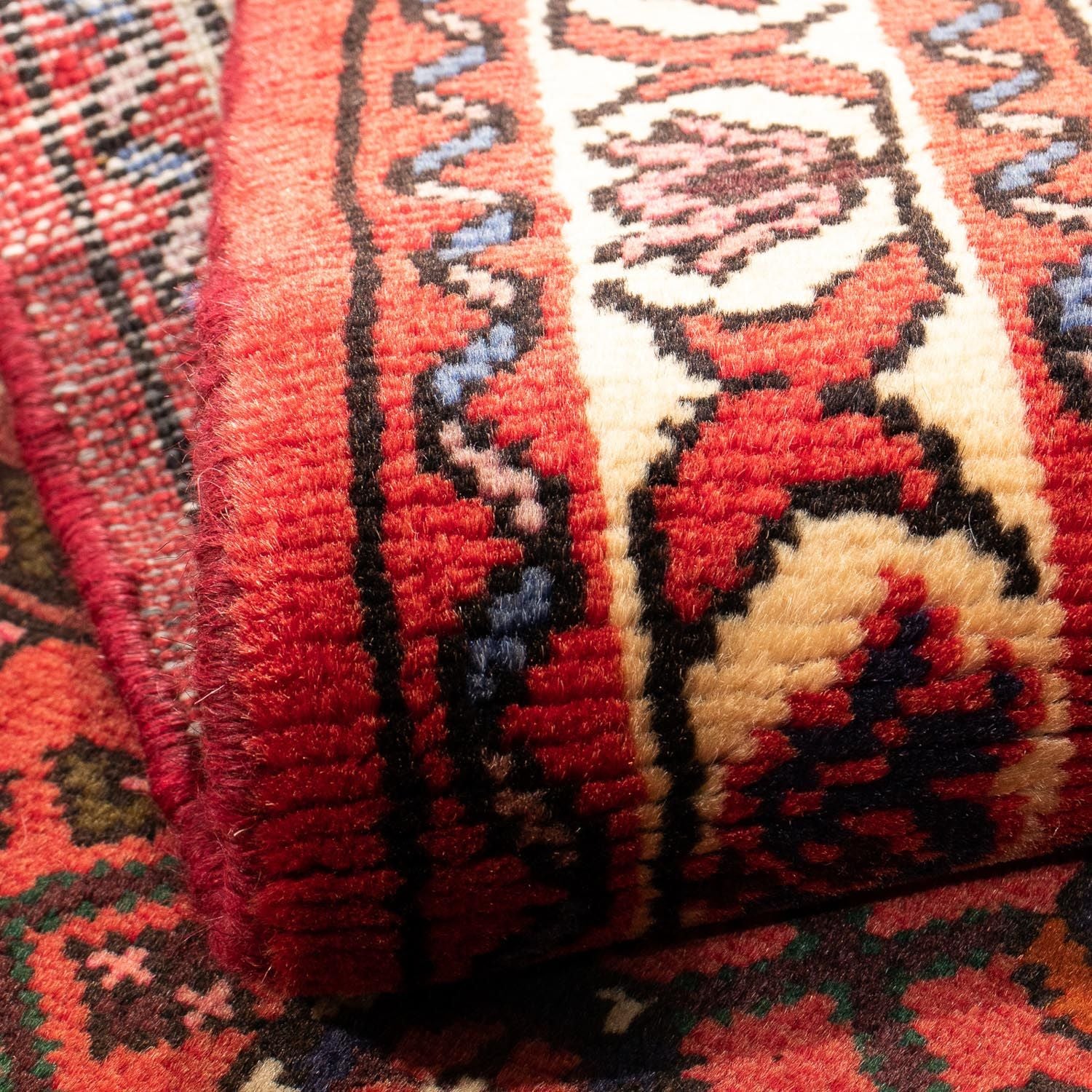 Tapis persan - Nomadic - 150 x 105 cm - rouge
