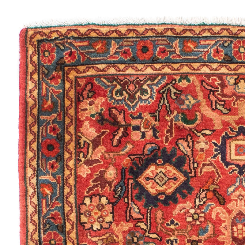 Tapis persan - Nomadic - 143 x 110 cm - rouge foncé