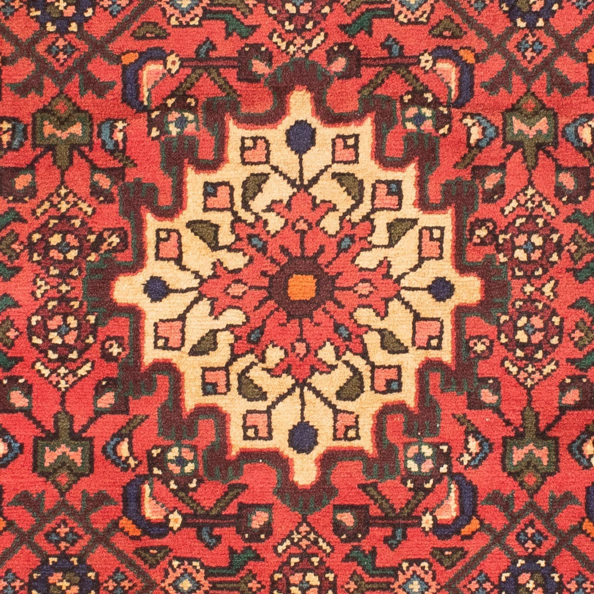 Tapis persan - Nomadic - 160 x 112 cm - rouge