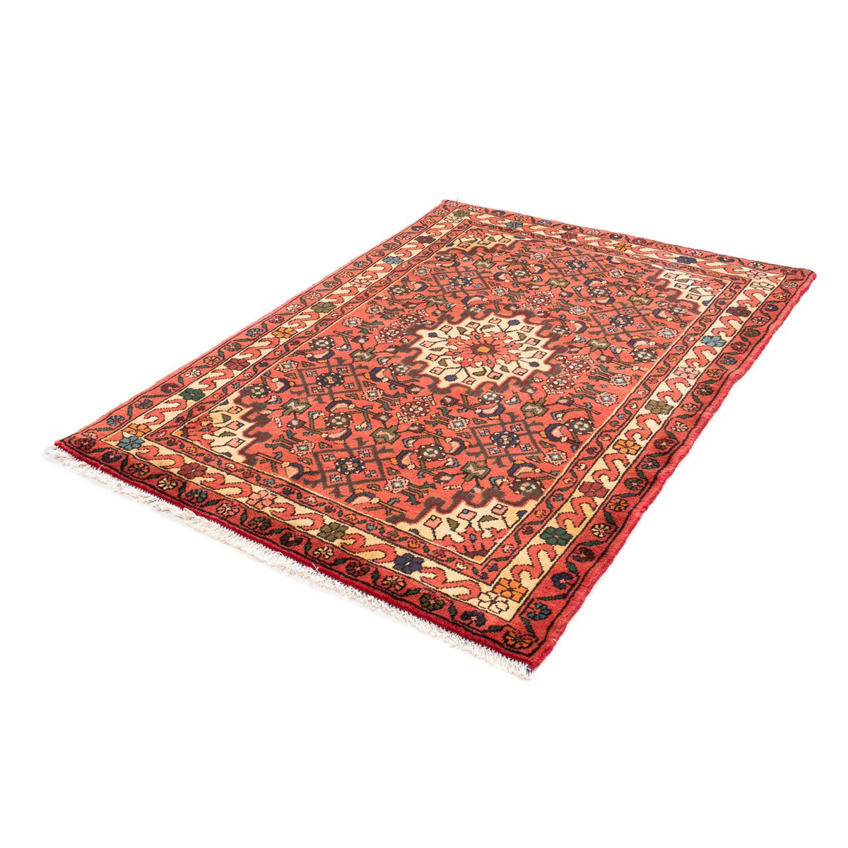 Tapis persan - Nomadic - 160 x 112 cm - rouge
