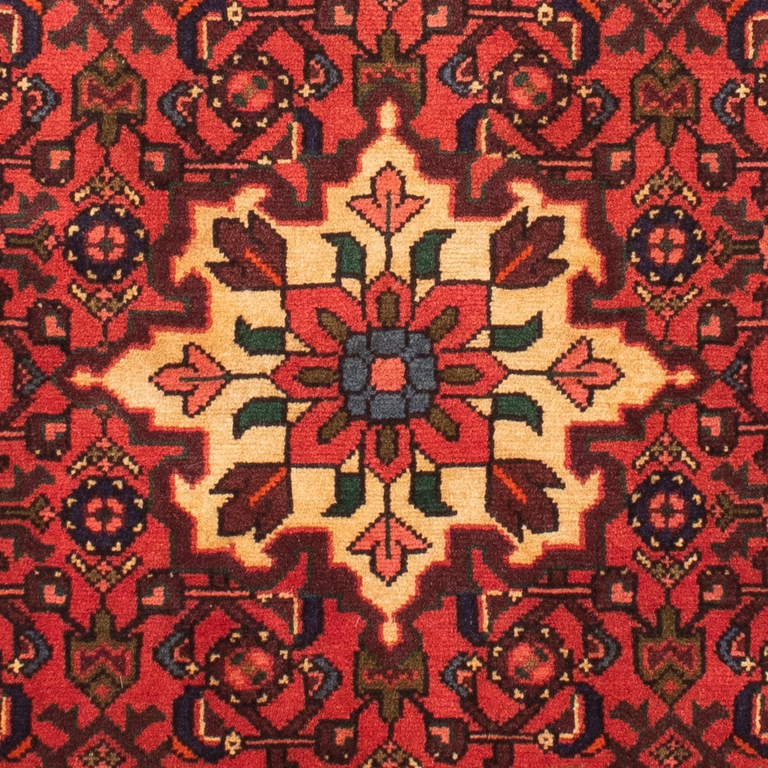 Tapis persan - Nomadic - 156 x 106 cm - rouge foncé
