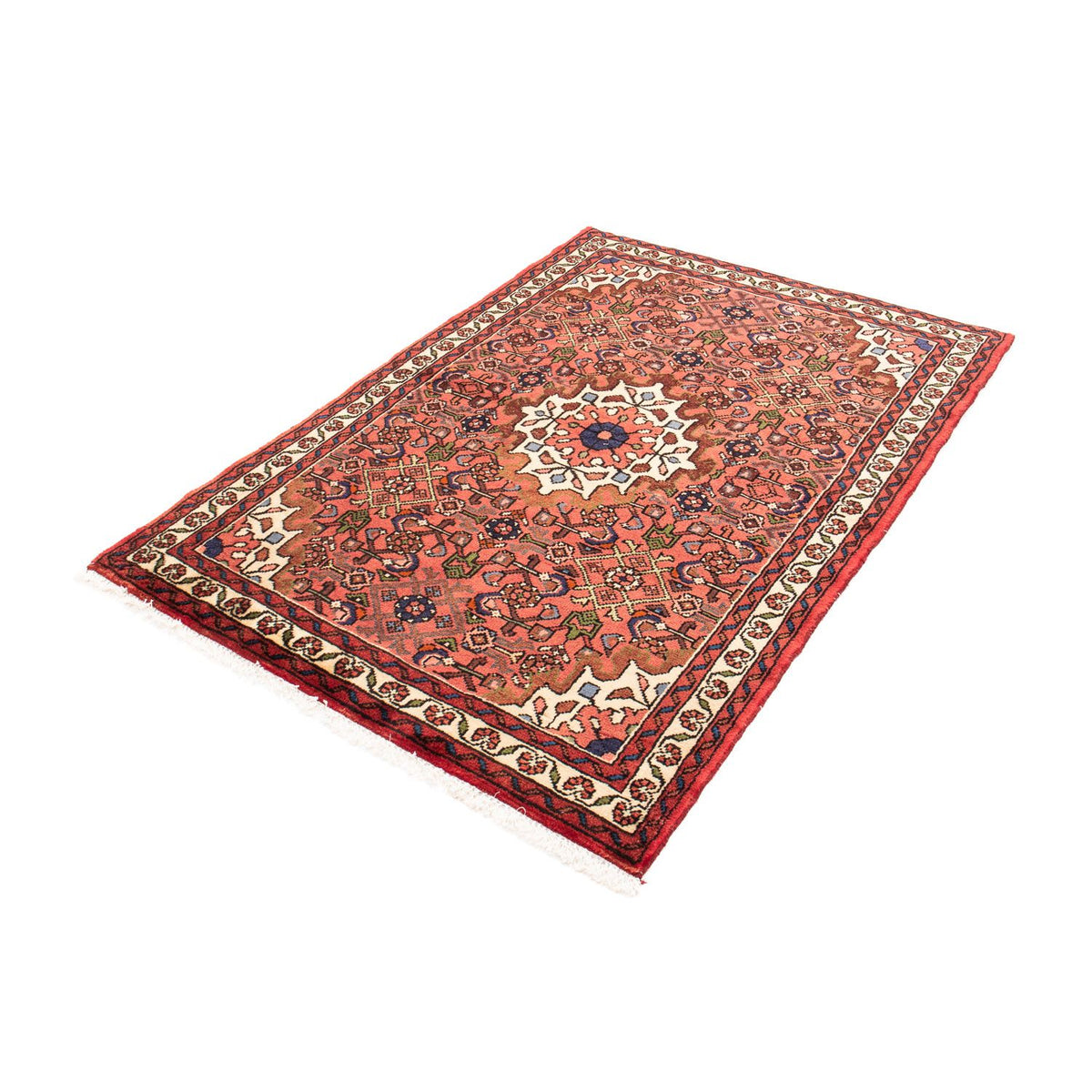 Tapis persan - Nomadic - 150 x 103 cm - rouge foncé