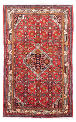 Tapis persan - Nomadic - 152 x 100 cm - rouge