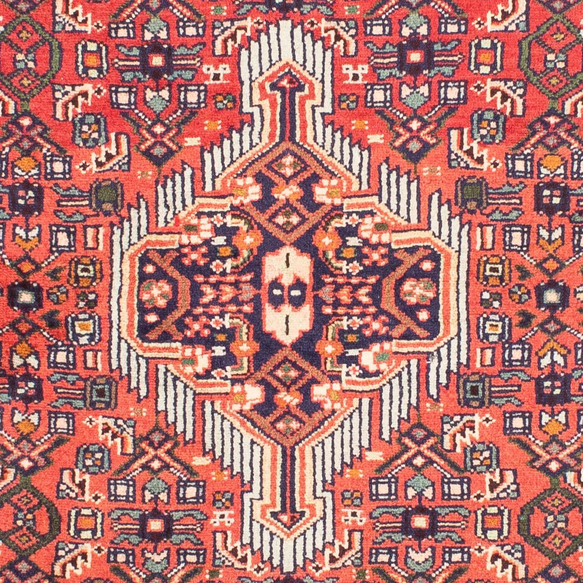 Tapis persan - Nomadic - 145 x 98 cm - rouge