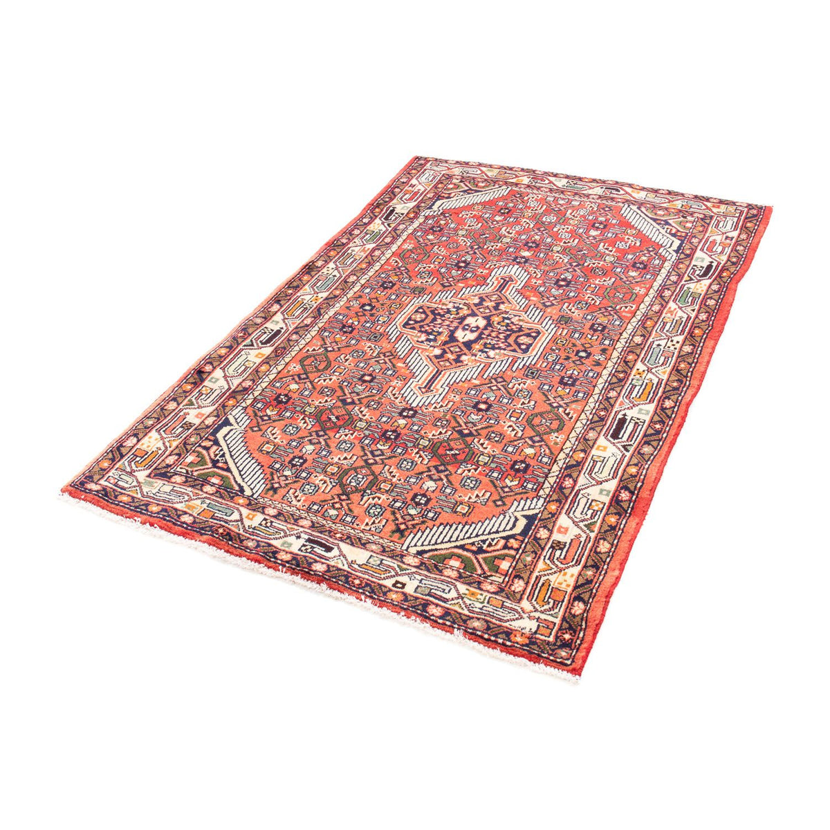 Tapis persan - Nomadic - 145 x 98 cm - rouge