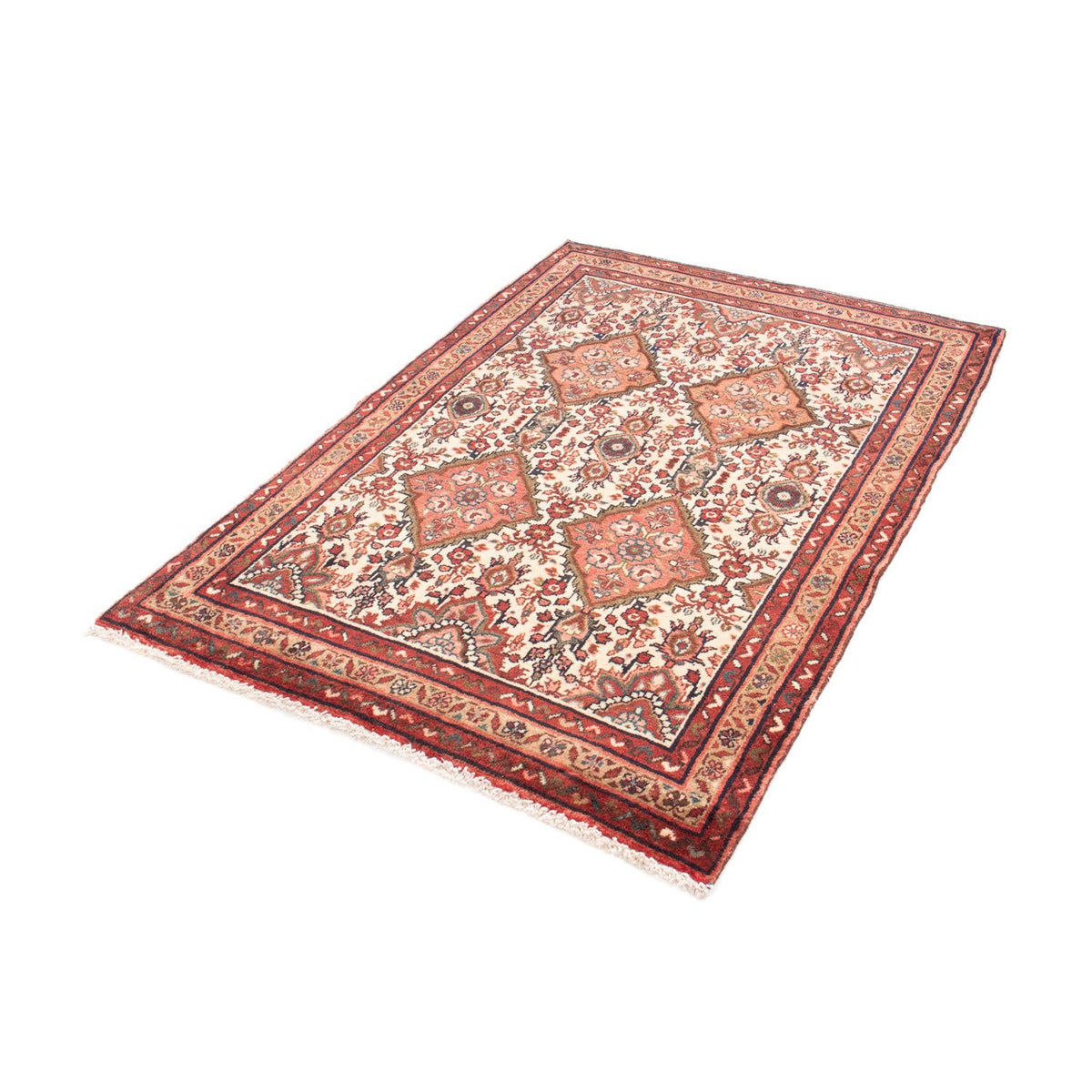 Tapis persan - Nomadic - 156 x 108 cm - beige
