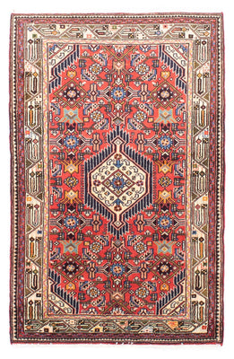 Tapis persan - Nomadic - 148 x 100 cm - rouge
