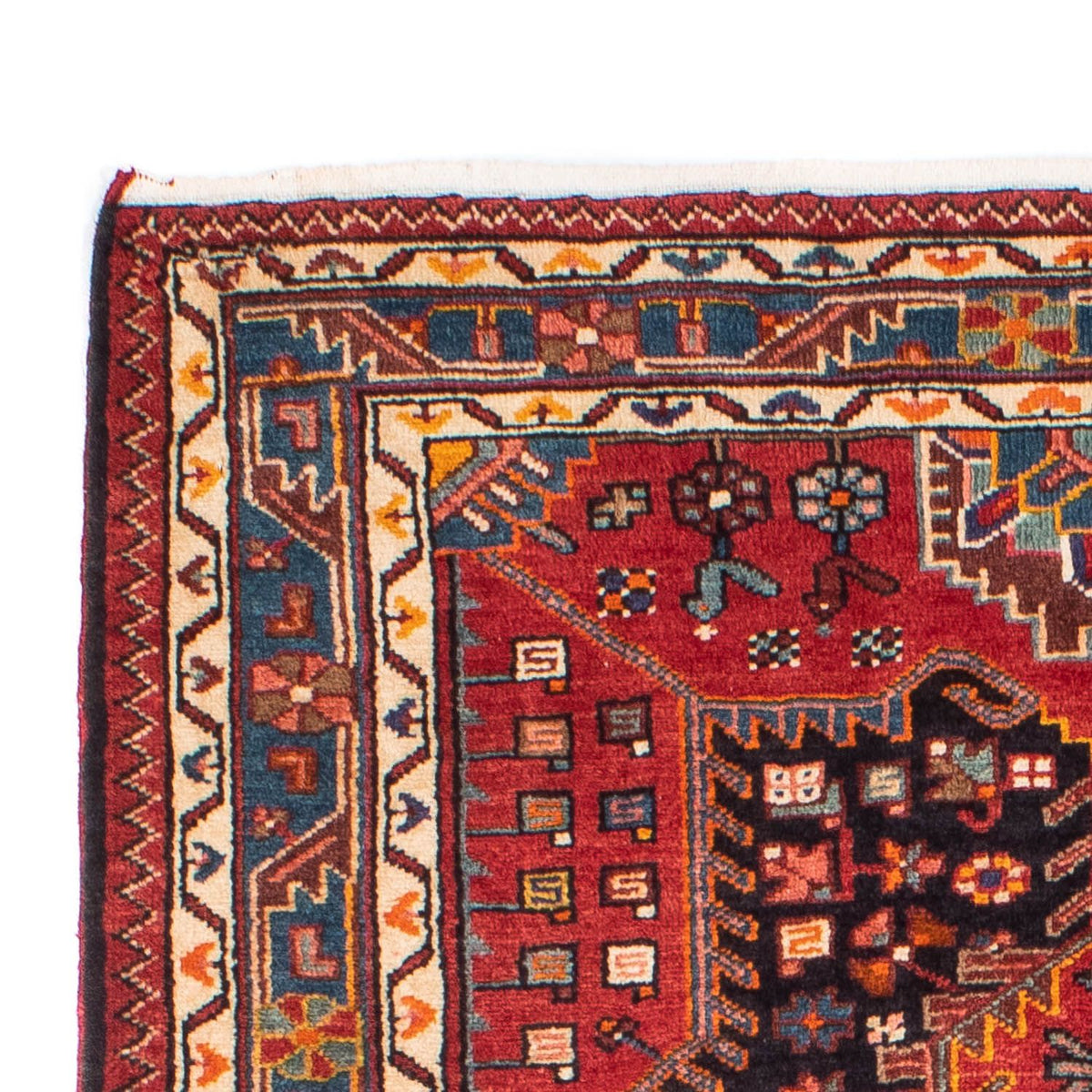 Tapis persan - Nomadic - 172 x 110 cm - rouge foncé