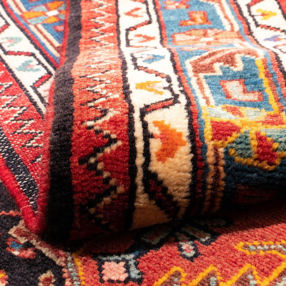 Tapis persan - Nomadic - 172 x 110 cm - rouge foncé