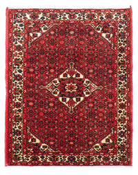 Tapis persan - Nomadic - 195 x 150 cm - rouge foncé