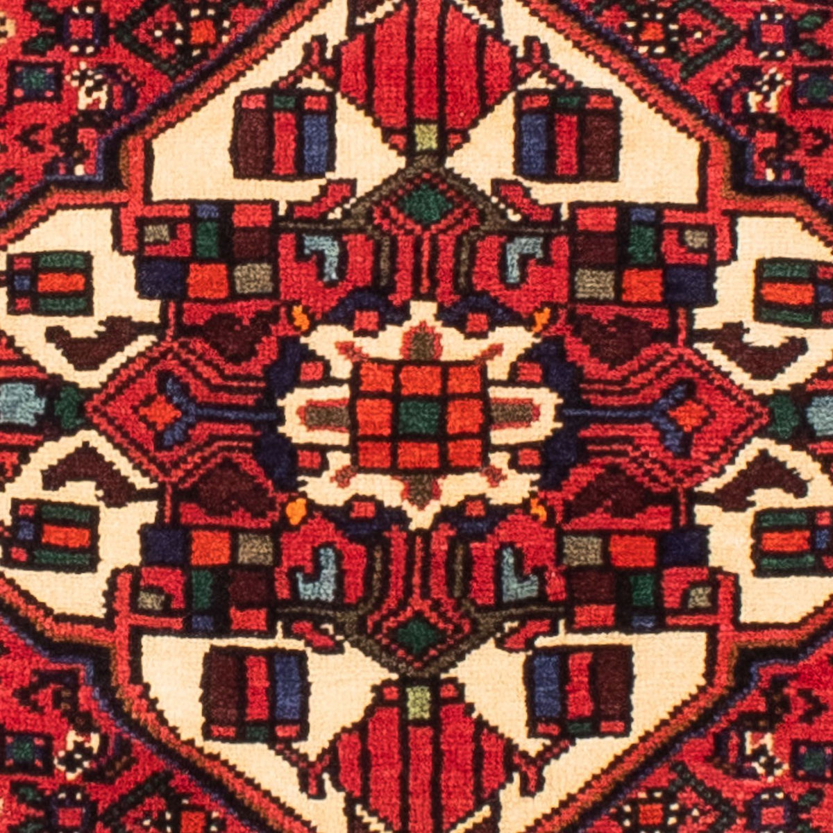 Tapis persan - Nomadic - 195 x 150 cm - rouge foncé