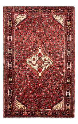 Tapis persan - Nomadic - 225 x 145 cm - rouge foncé