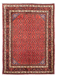 Tapis persan - Nomadic - 210 x 150 cm - rouge