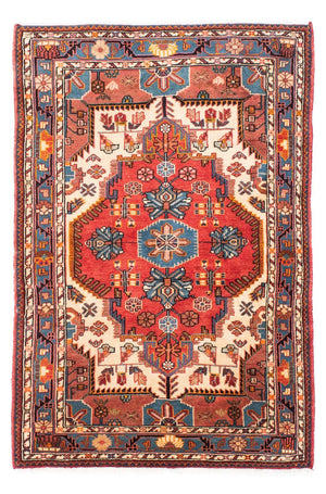 Tapis persan - Nomadic - 180 x 123 cm - rouge clair