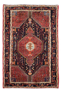 Tapis persan - Nomadic - 217 x 145 cm - bleu foncé