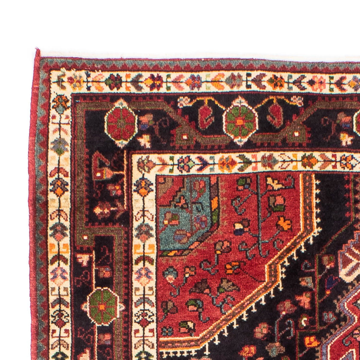 Tapis persan - Nomadic - 230 x 142 cm - bleu foncé