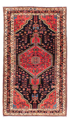 Tapis persan - Nomadic - 200 x 115 cm - bleu foncé