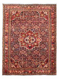 Tapis persan - Nomadic - 215 x 153 cm - bleu foncé