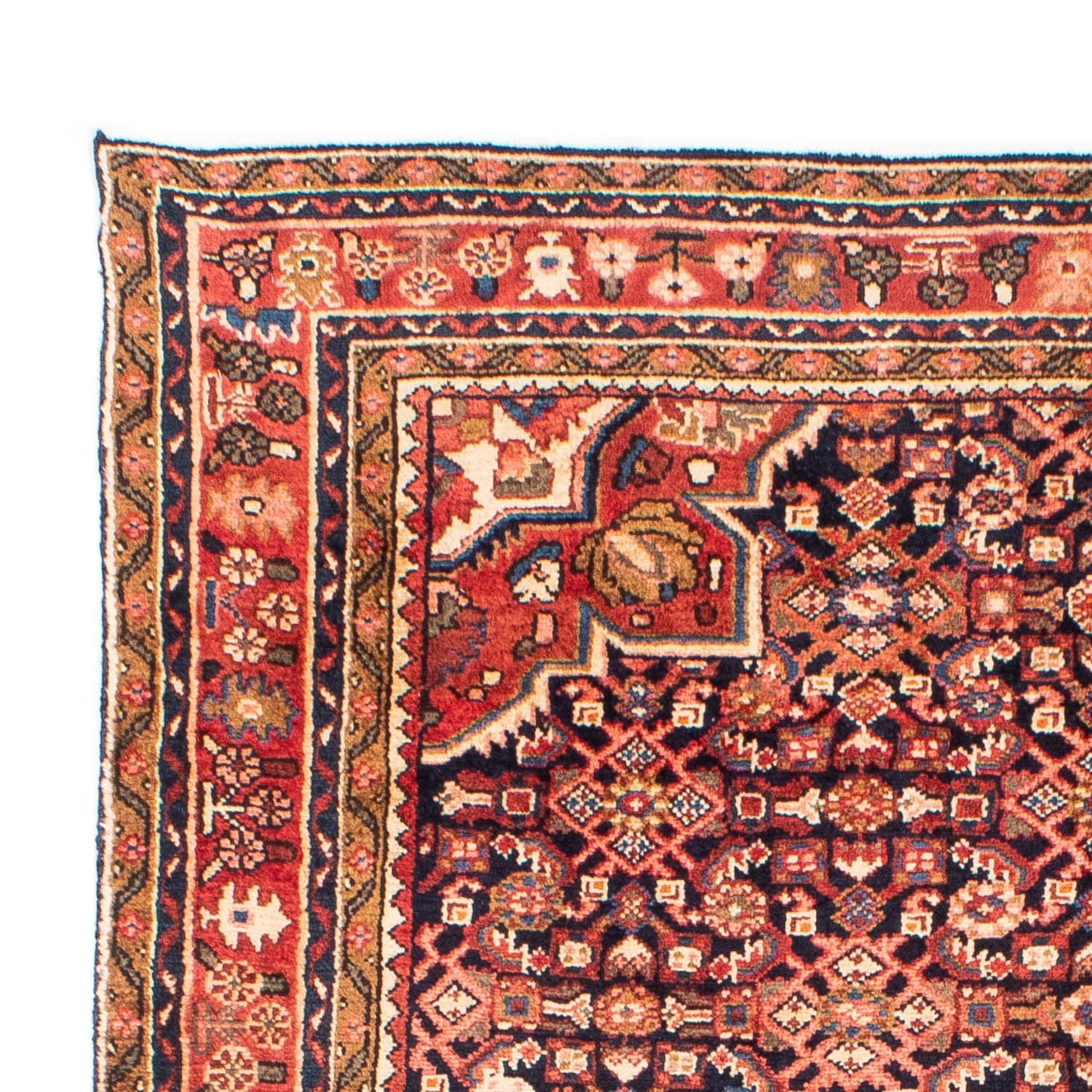 Tapis persan - Nomadic - 215 x 153 cm - bleu foncé