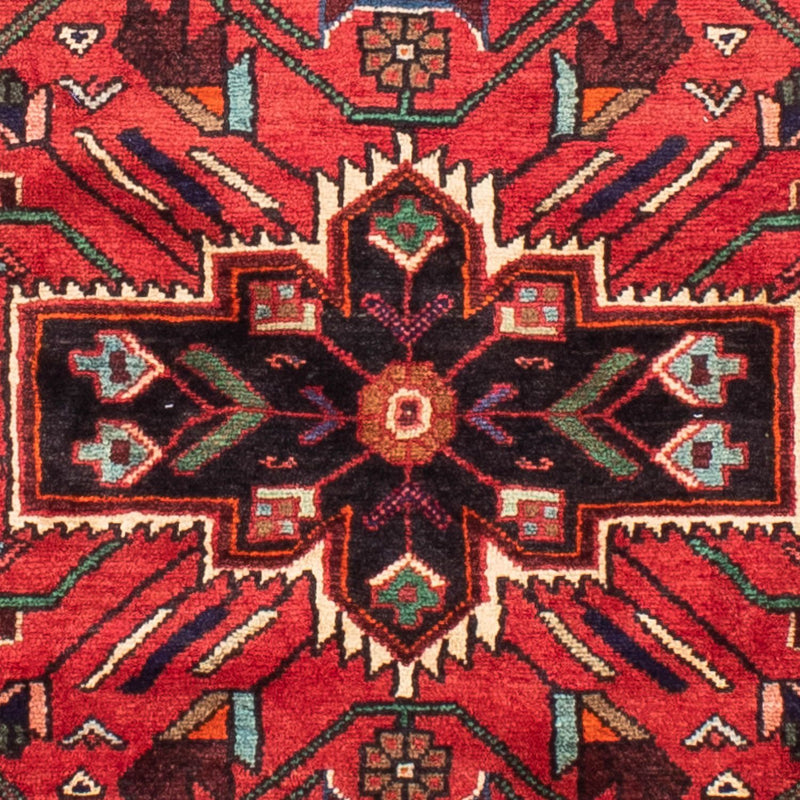 Tapis persan - Nomadic - 212 x 130 cm - rouge foncé