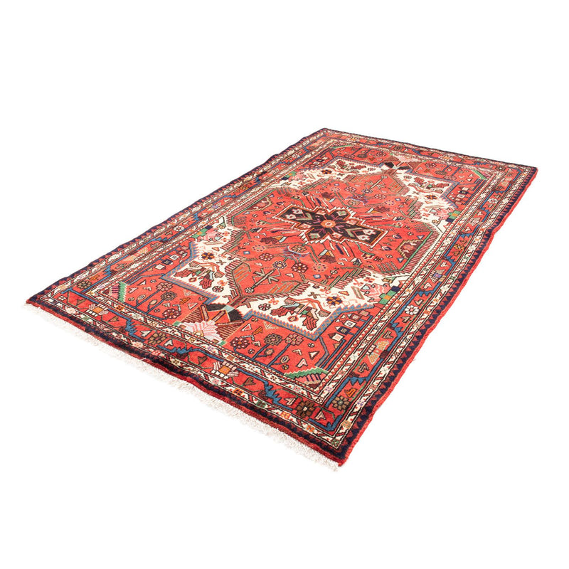 Tapis persan - Nomadic - 212 x 130 cm - rouge foncé