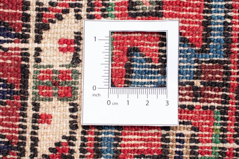 Tapis persan - Nomadic - 212 x 130 cm - rouge foncé