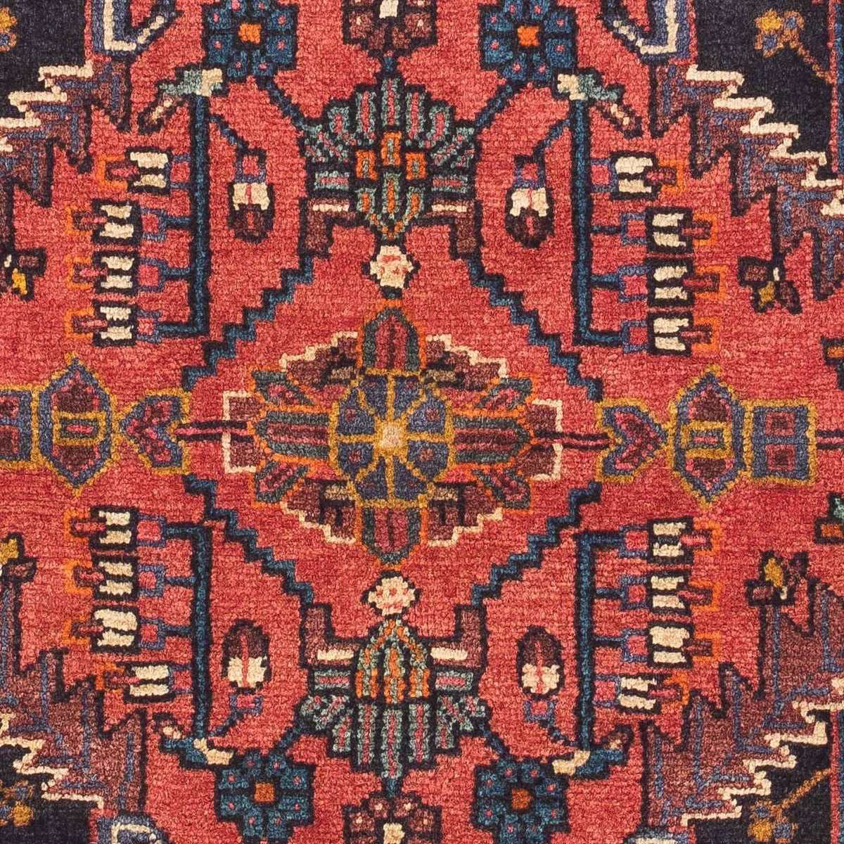 Tapis persan - Nomadic - 120 x 88 cm - rouge clair