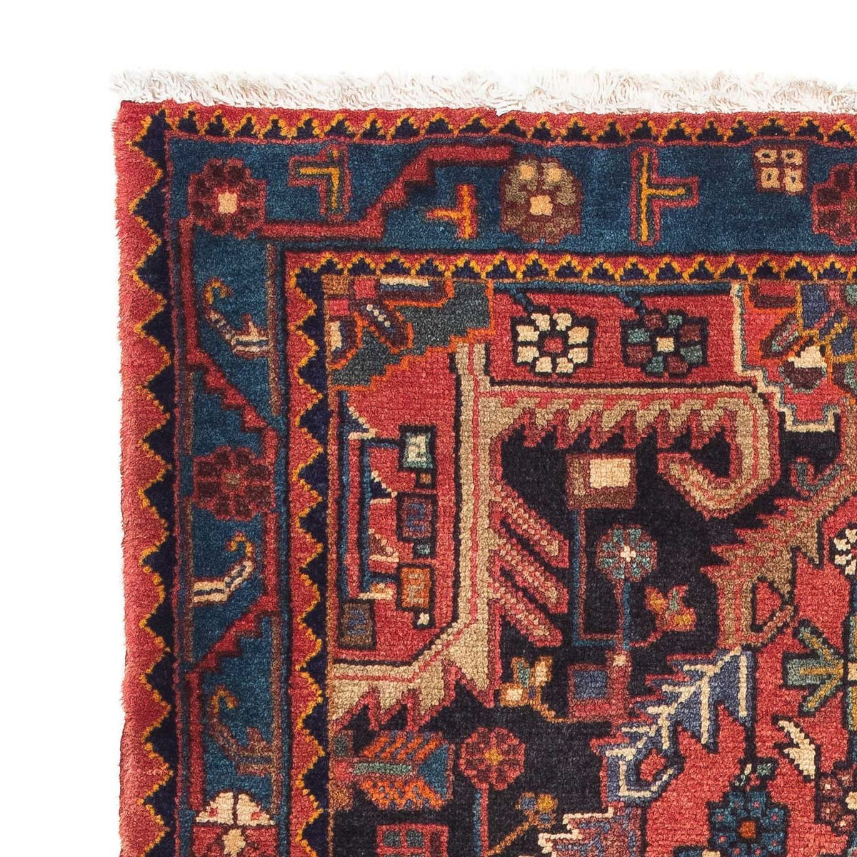 Tapis persan - Nomadic - 120 x 88 cm - rouge clair