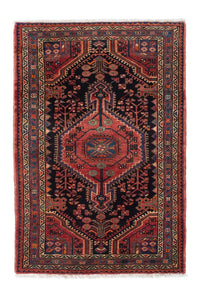 Tapis persan - Nomadic - 130 x 88 cm - bleu foncé