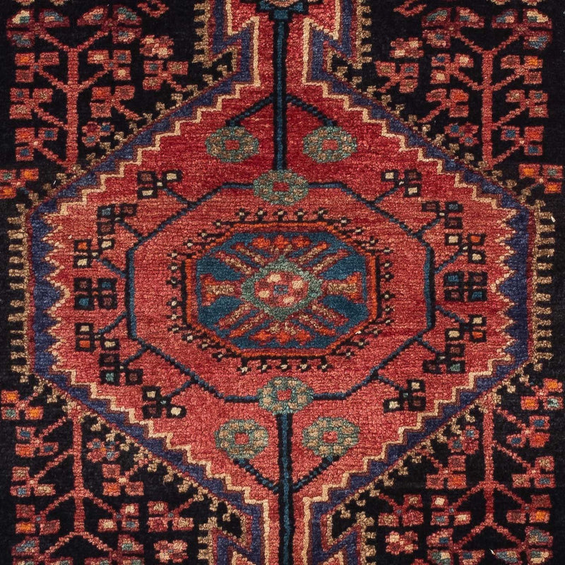 Tapis persan - Nomadic - 130 x 88 cm - bleu foncé