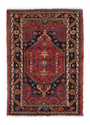 Tapis persan - Nomadic - 120 x 85 cm - rouge foncé