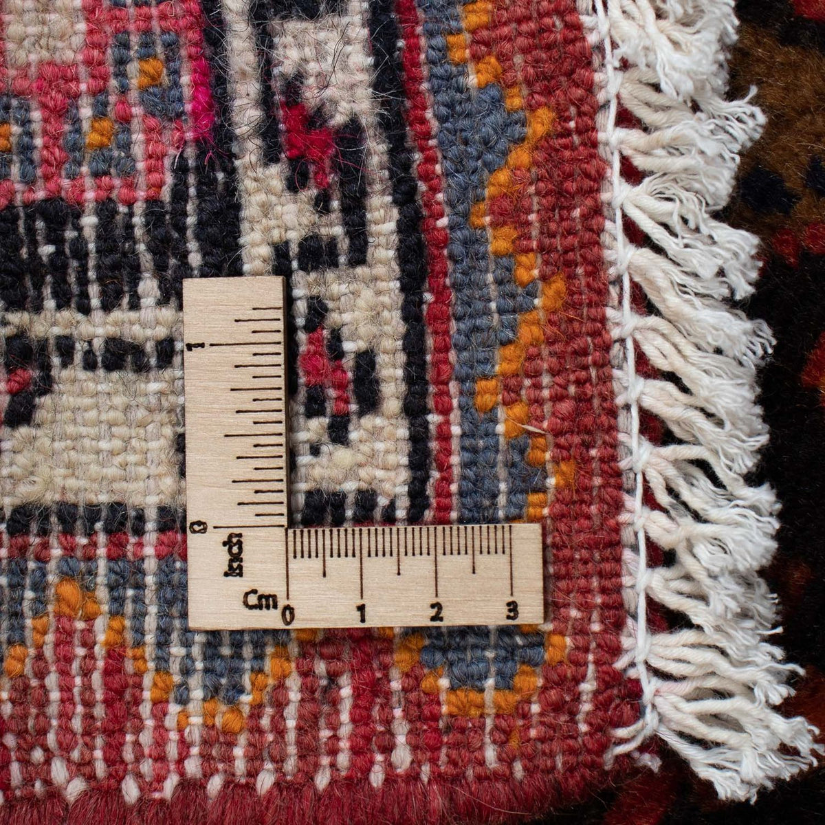 Tapis persan - Nomadic - 120 x 85 cm - rouge foncé