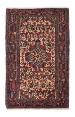 Tapis persan - Nomadic - 133 x 82 cm - beige