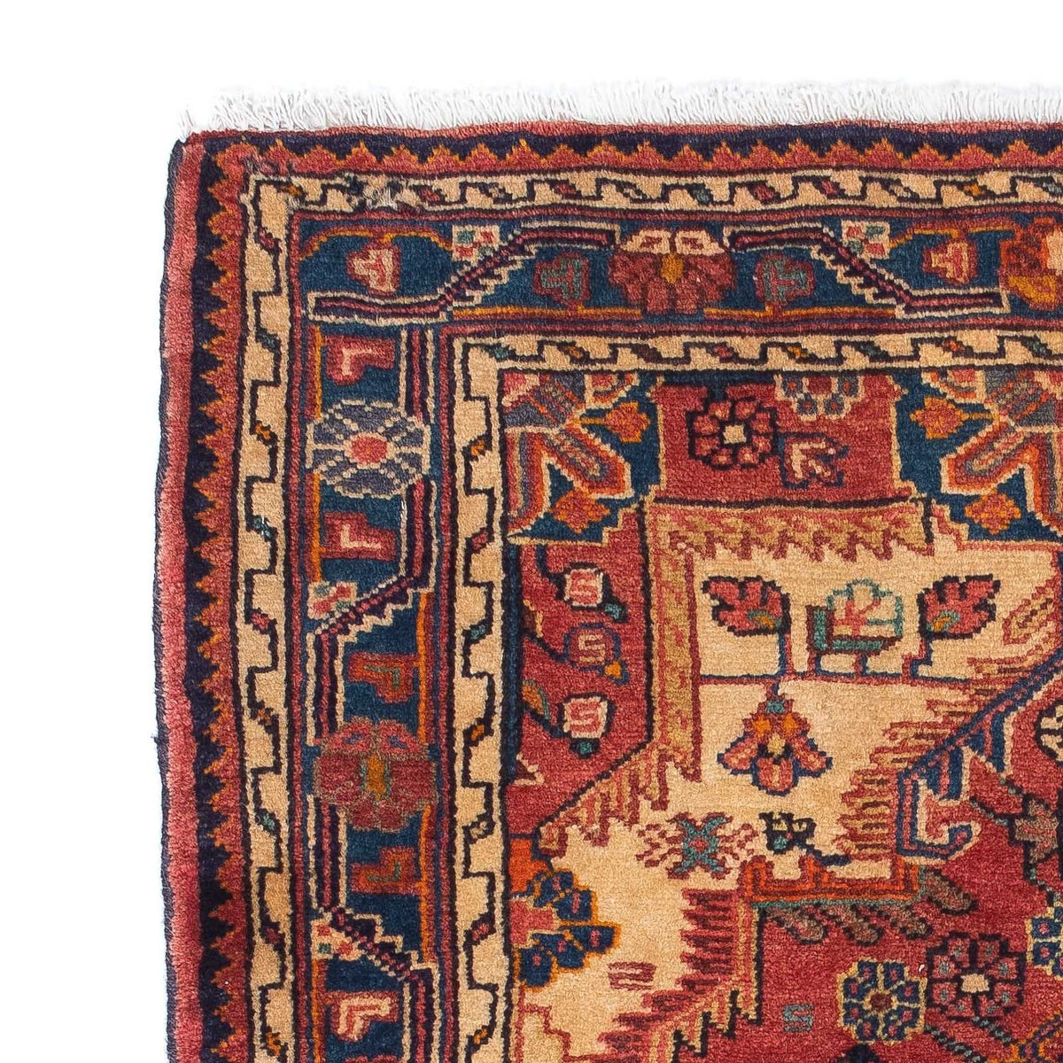 Tapis persan - Nomadic - 124 x 90 cm - rouge
