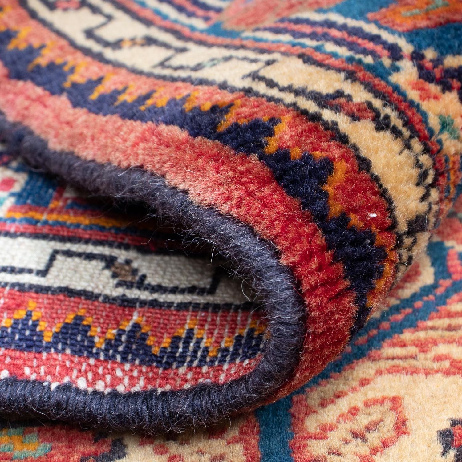 Tapis persan - Nomadic - 124 x 90 cm - rouge