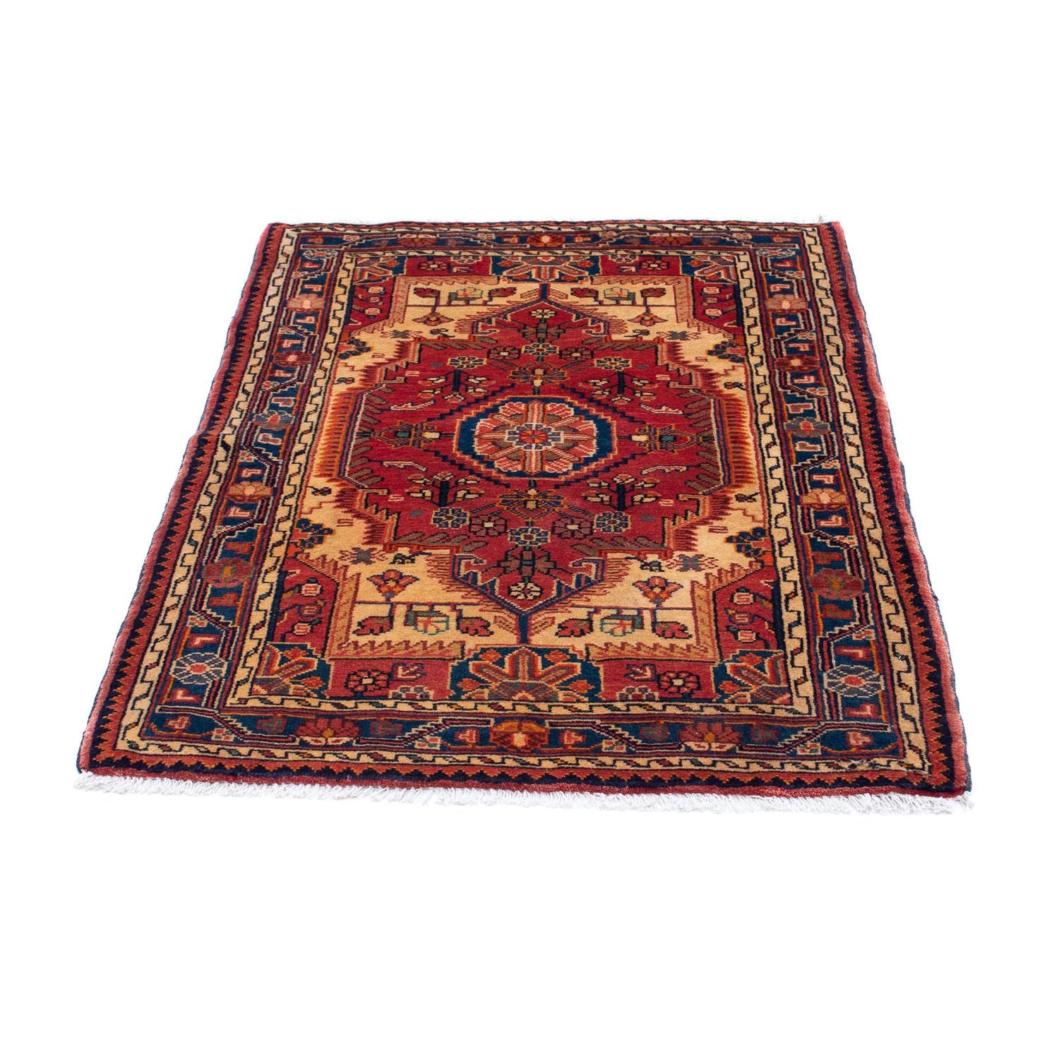 Tapis persan - Nomadic - 124 x 90 cm - rouge