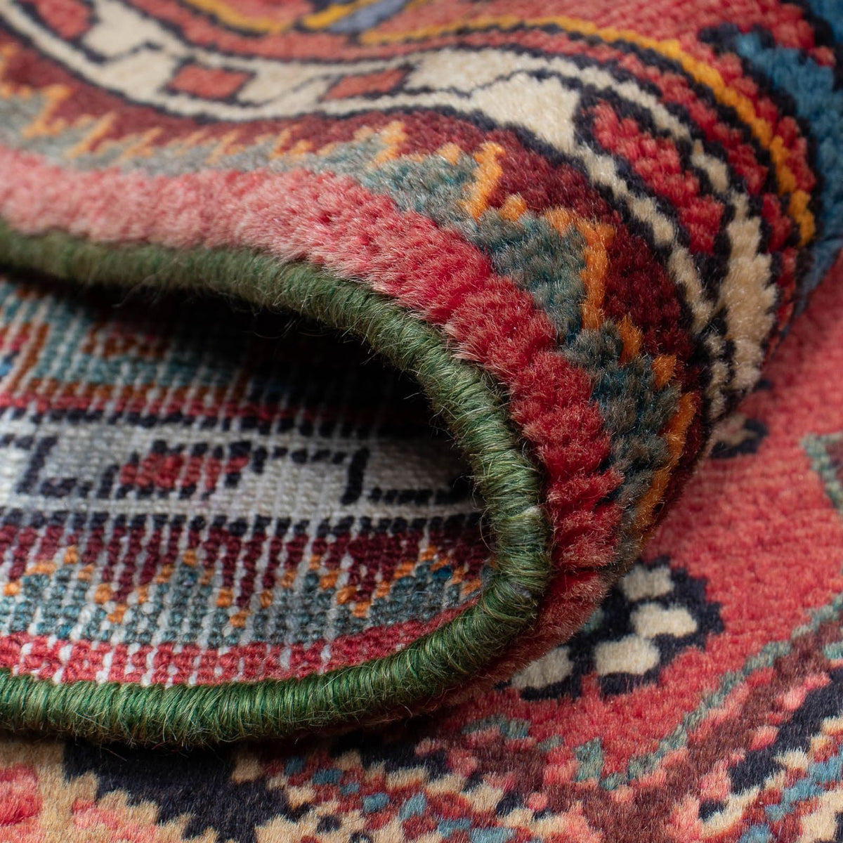 Tapis persan - Nomadic - 130 x 90 cm - rouge