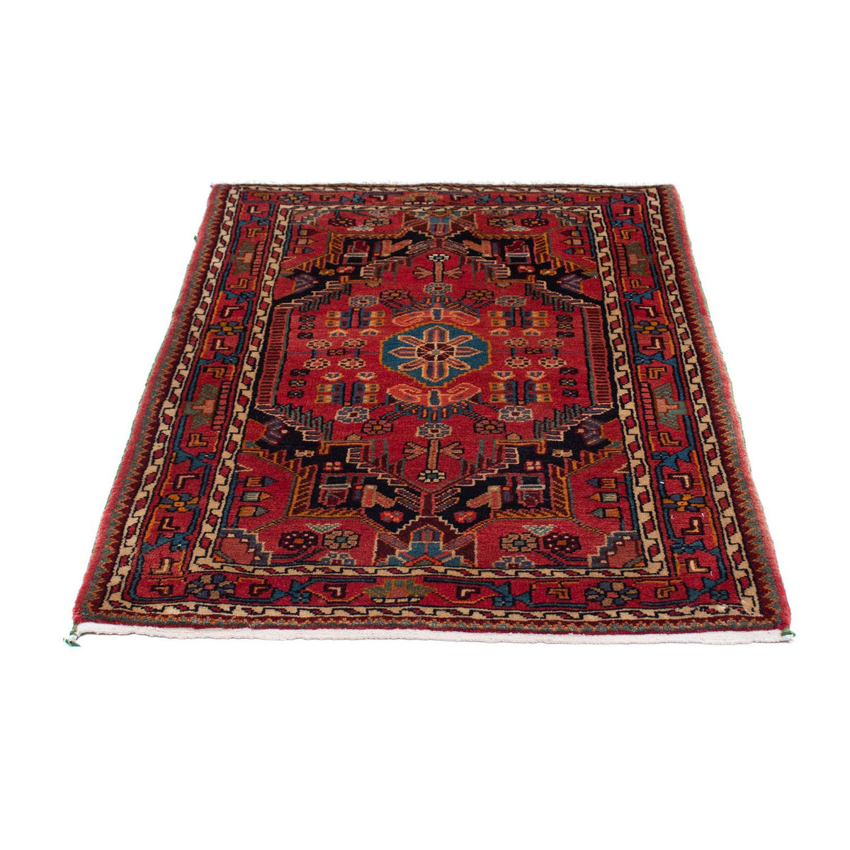 Tapis persan - Nomadic - 130 x 90 cm - rouge